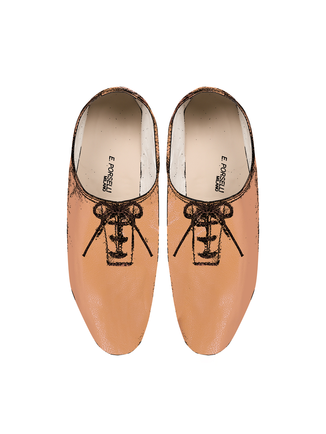 Jazz Dance Ballet Flat Shoes Tan 37-Tan