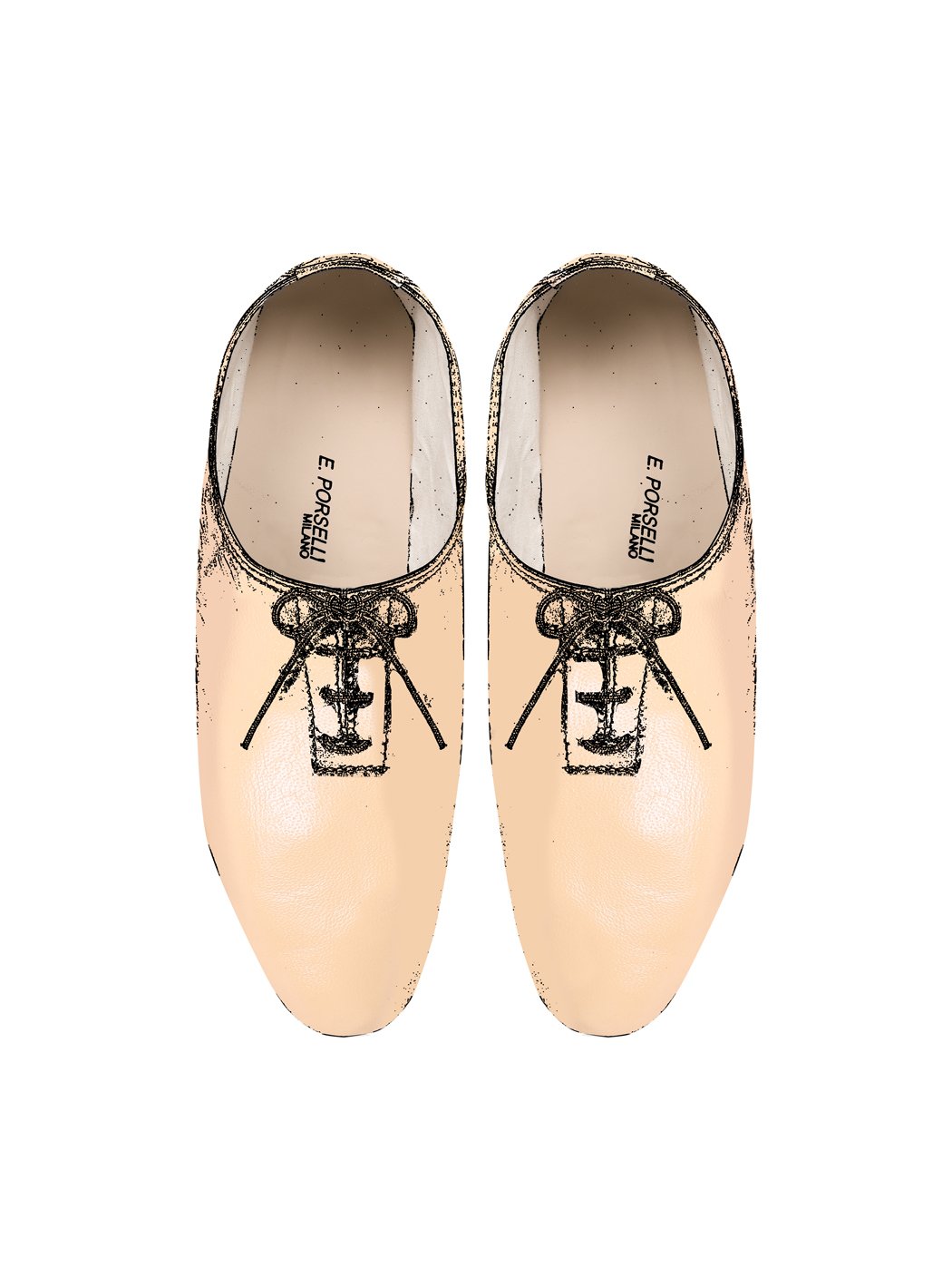 Jazz Dance Ballet Flat Shoes Light Tan 39-Light Tan