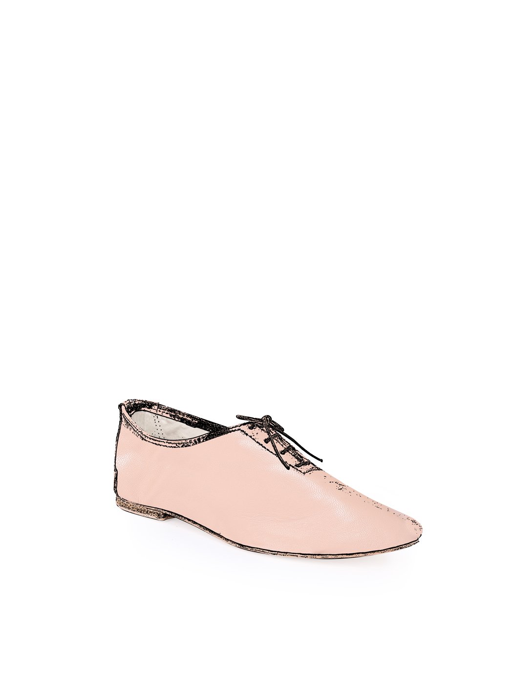 Jazz Dance Ballet Flat Shoes Nude 42-Nude