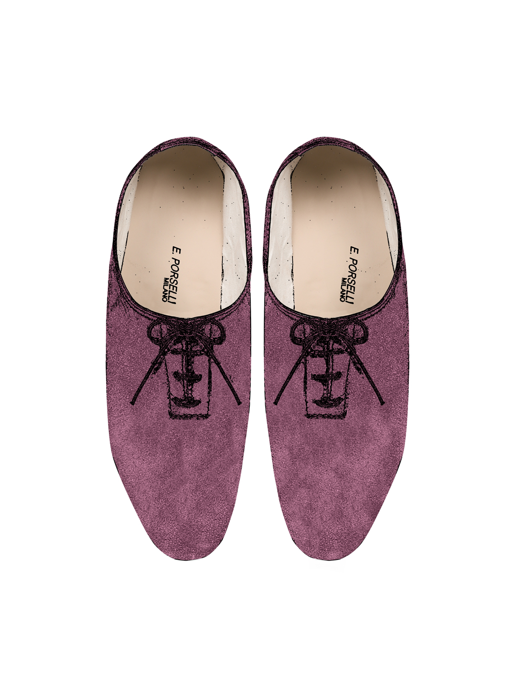 Jazz Dance Ballet Flat Shoes Bordeaux Suede C05-Bordeaux