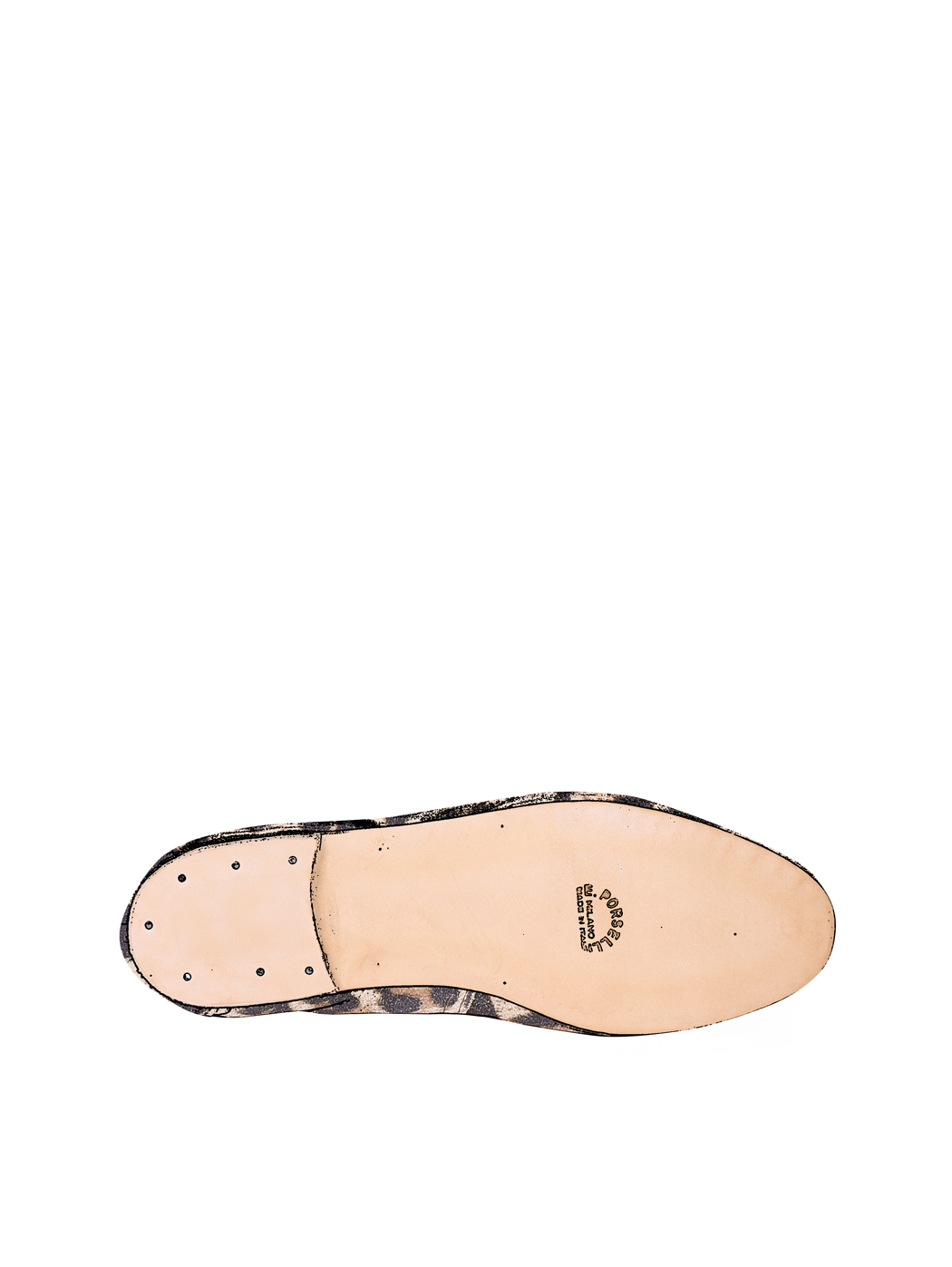 Jazz Dance Ballet Flat Shoes Leopard Suede C18-Leopard