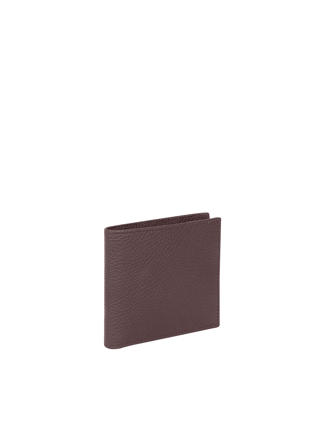 Slim Bifold Pebbled Leather Wallet