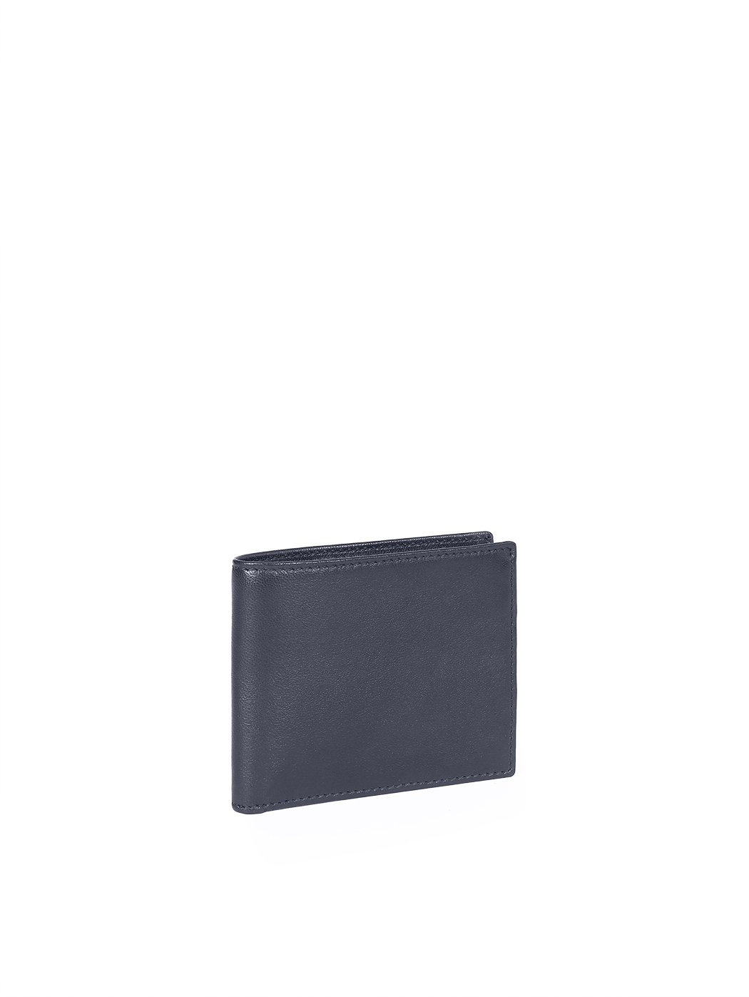 Slim Smooth Leather USD Bilfold Card Wallet Navy Blue