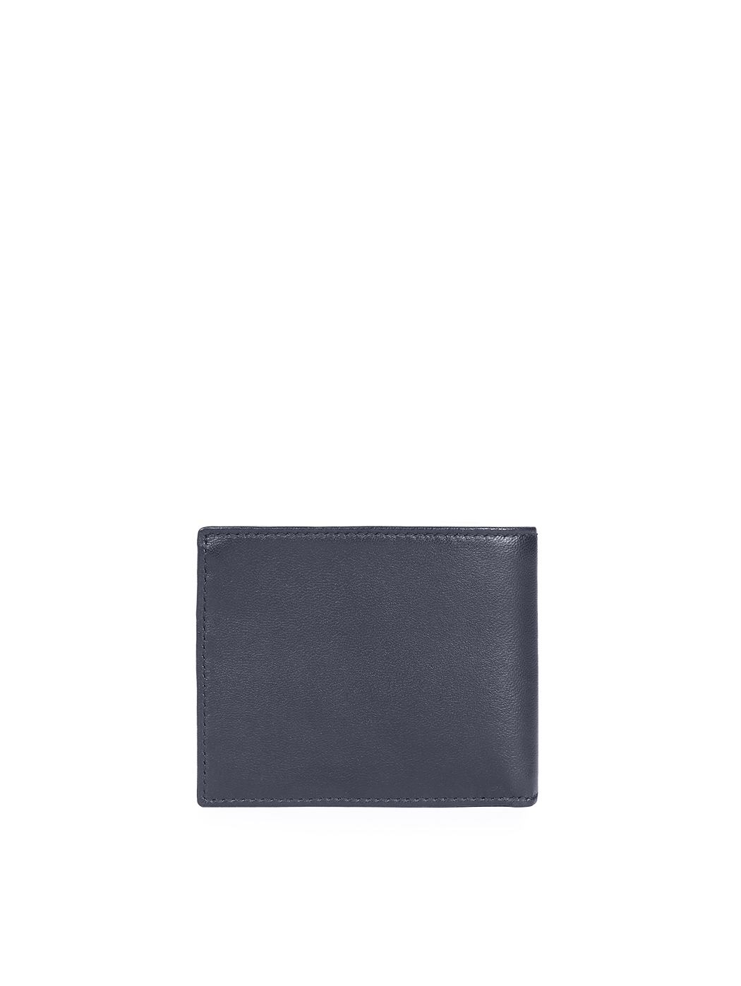 Slim Smooth Leather USD Bilfold Card Wallet Navy Blue