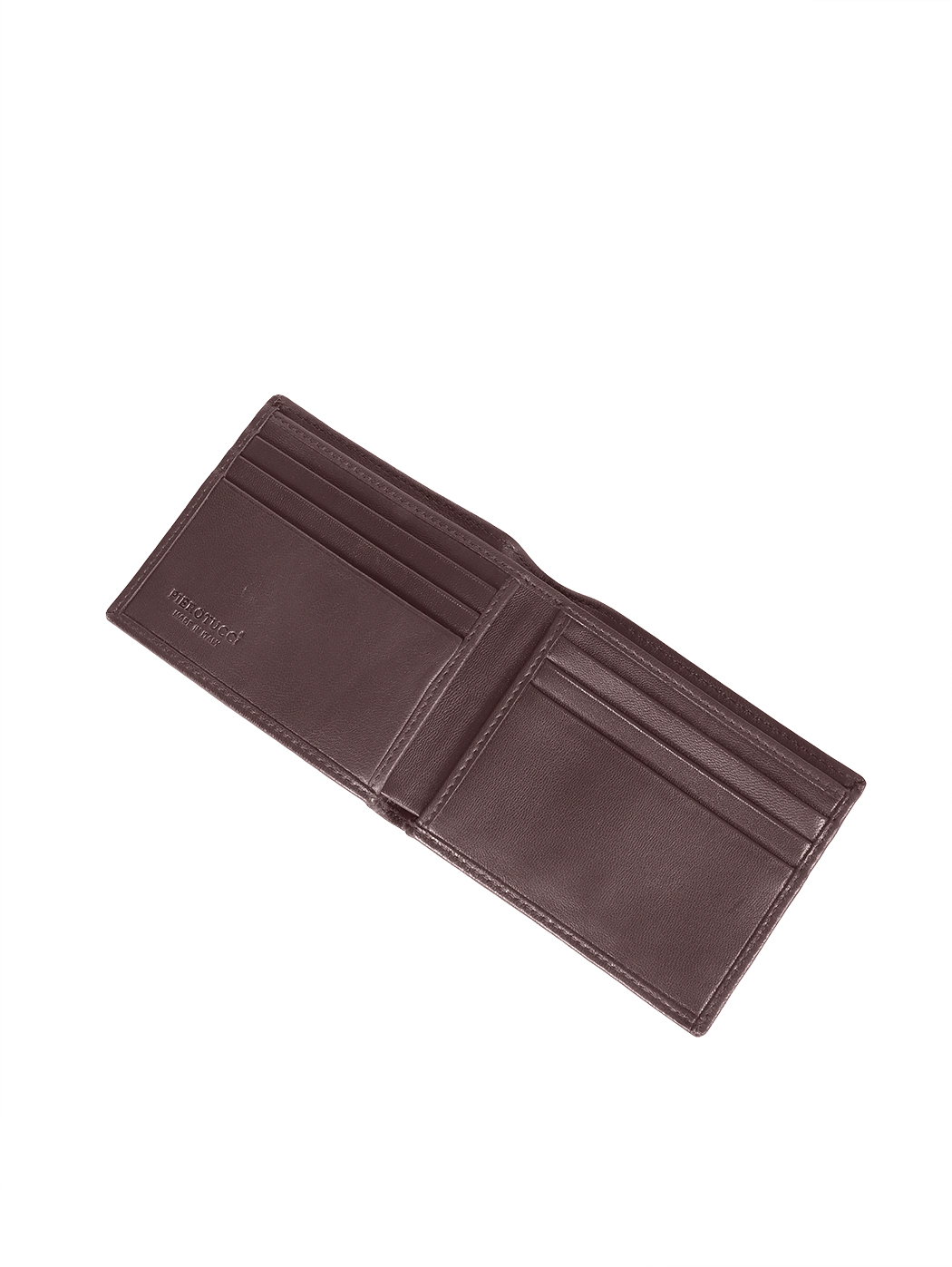 Slim Smooth Leather USD Bilfold Card Wallet Brown