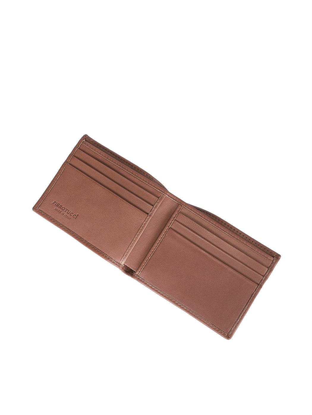 Slim Smooth Leather USD Bilfold Card Wallet Cuoio Tan