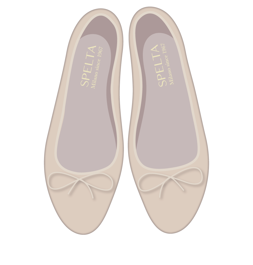 Ballet Flats Handmade - Nude Suede